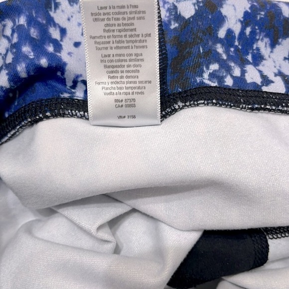 ALO Yoga Airbrush Full length Legging Snakeskin Python Print Deep Electric Blue - Picture 9 of 9